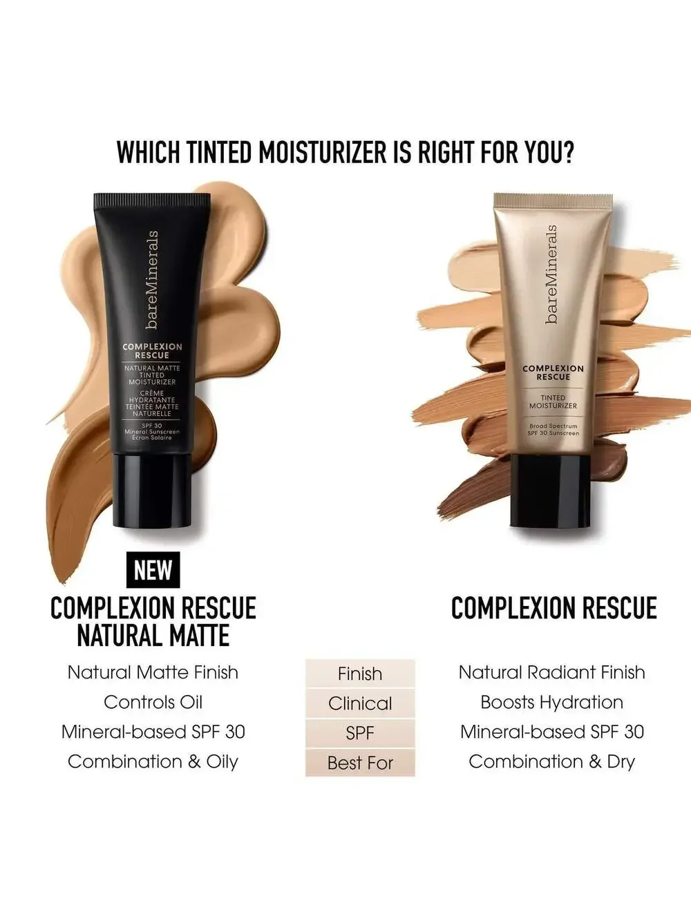 BareMinerals Complexion Rescue Tinted Moisturizer For Face SPF 30 Cinnamon 10.5